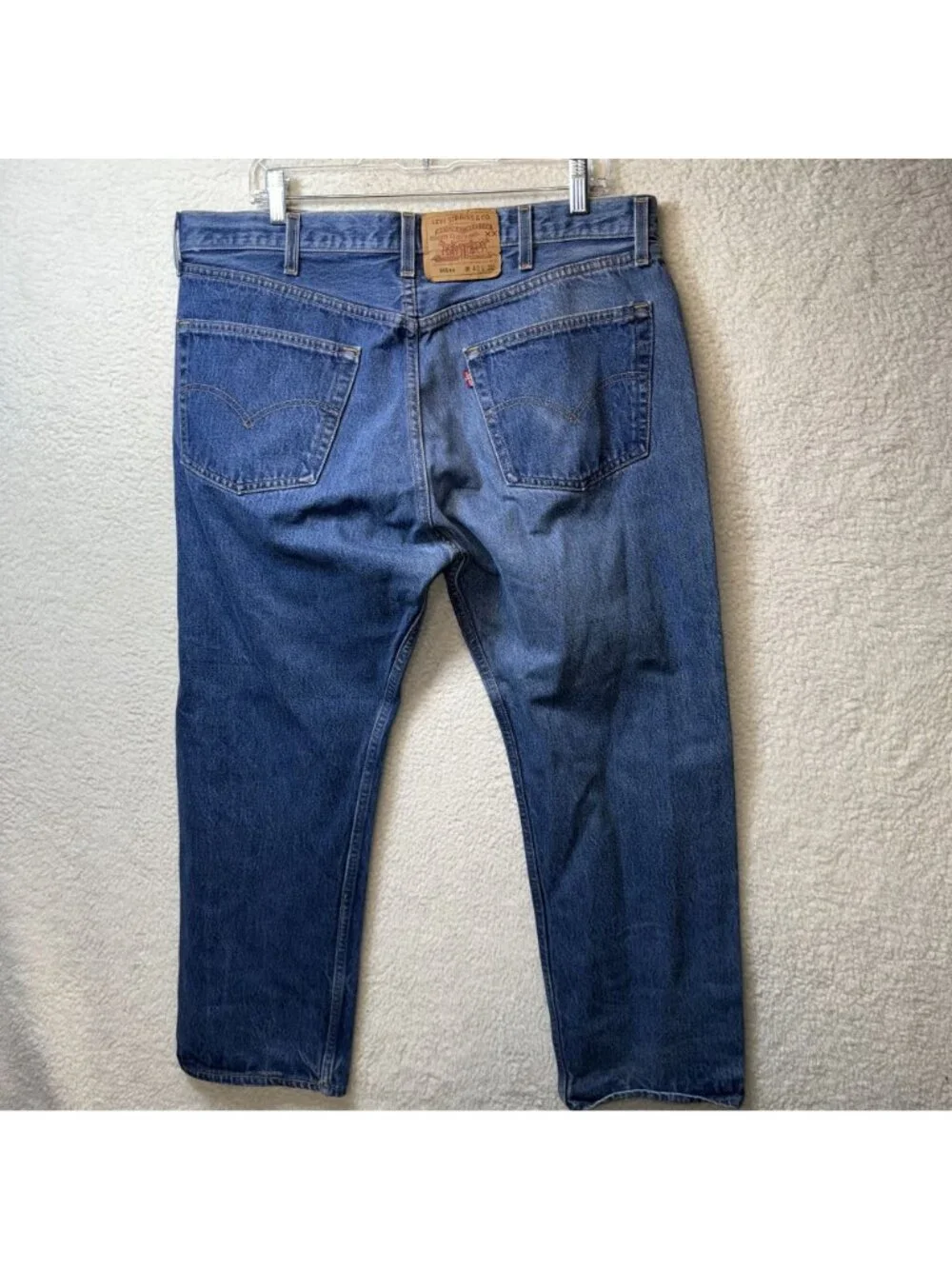 Levis 501XX Vintage‎ Jeans ACTUAL 38x30 USA Cotton Button Fly Blue Denim READ